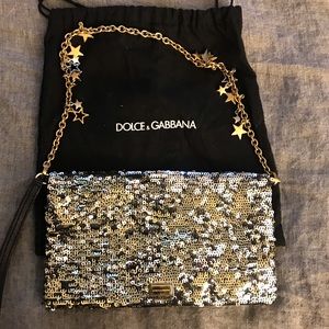 Dolce&Gabbana sequins clutch